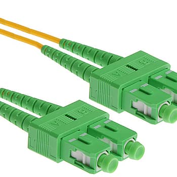Fiber SC/APC-SC/APC SM Duplex indoor patch cord